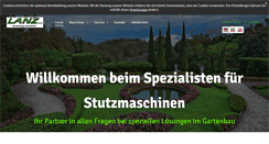 Desktop Screenshot of lanz-technik.de
